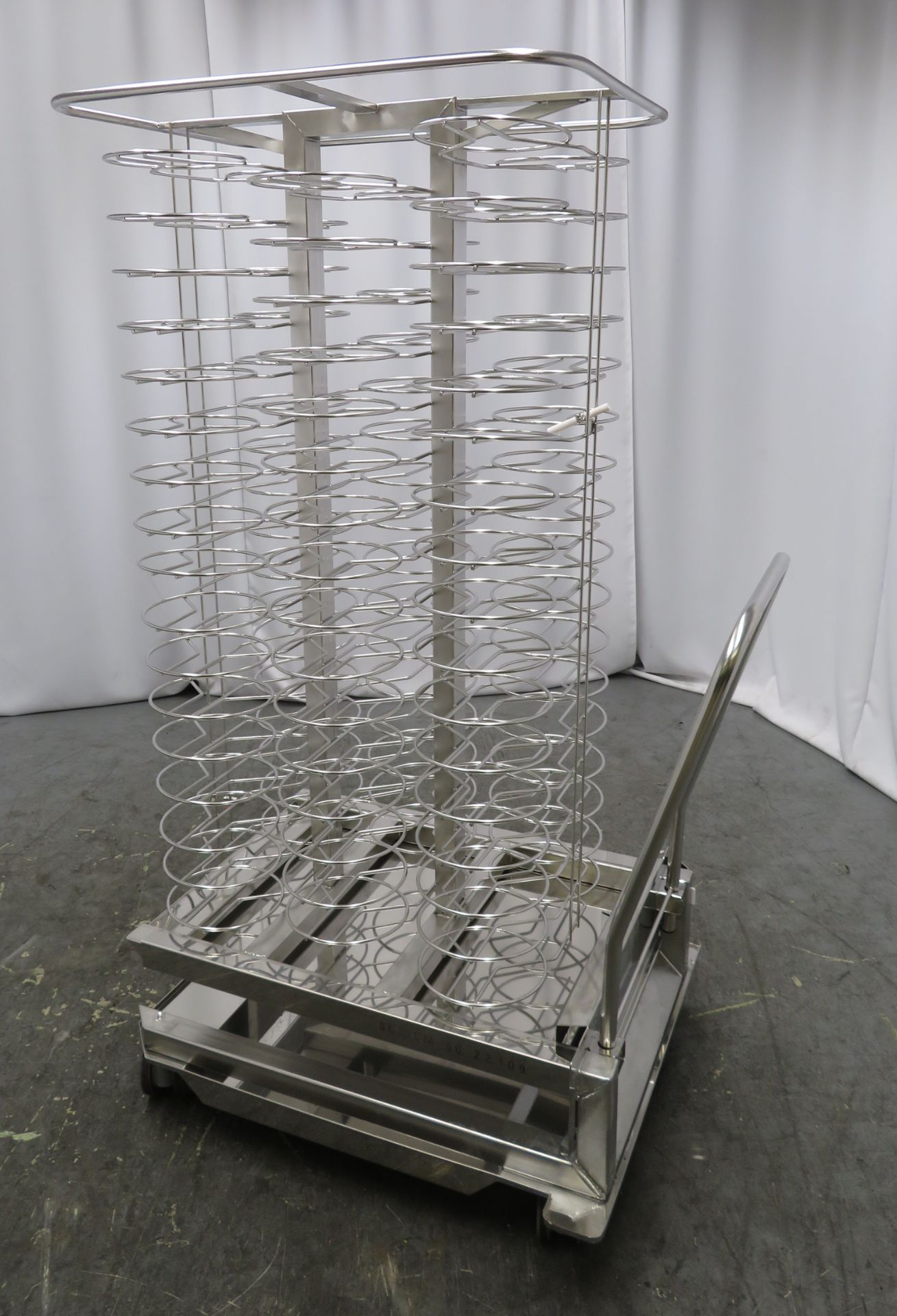 Rational 60.22.109 mobile plate rack for finishing. For model 202.