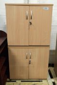 2x 2 Door Cabinets - L800 x D475 x H730mm