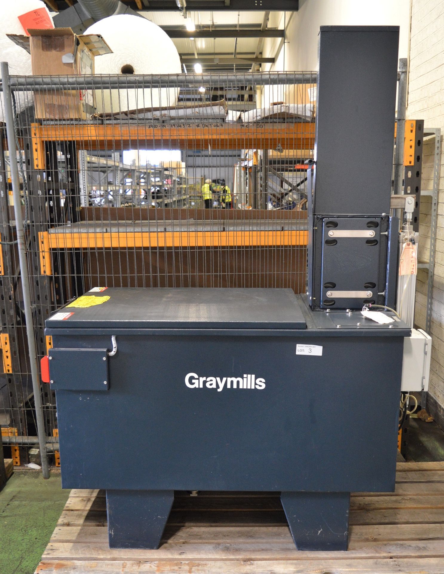 Graymills part cleaner - TRCS3626LP-B - 230V - 1ph - 3.3amps - 60hz - serial 259924