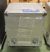 Heavy duty transit case - 630mm W x 575mm D x 670mm H on castors 860mm H overall