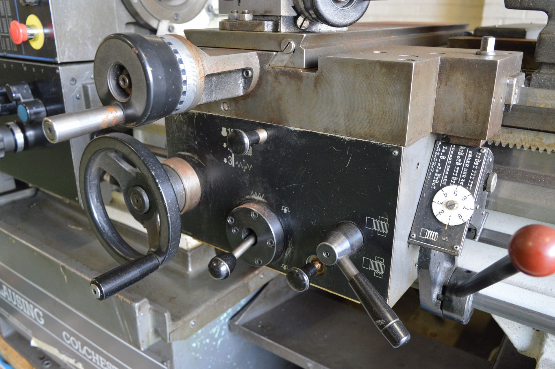 Colchester Clausing 13inch Lathe - serial VM 0723 698 - Image 8 of 14