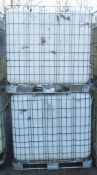 2x 1000Litre Tanks - IBC