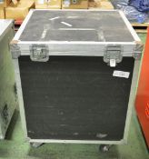 Heavy duty transit case - 700mm W x 680mm D x 730mm H on castors 860mm H overall