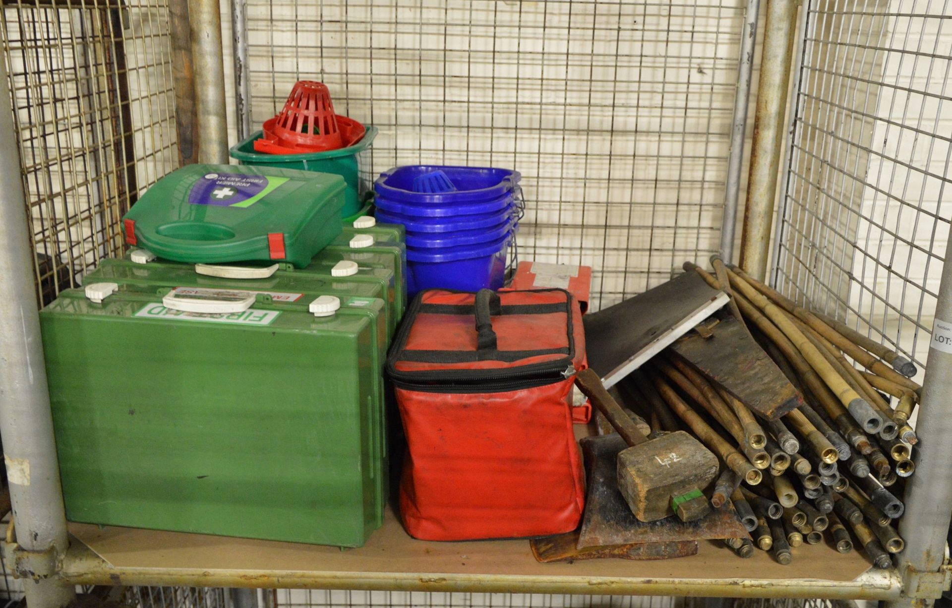 Domestic equipment - Mop Bucket, Rods, Empty Cases, Tools