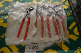 4x Slip Joint Hand Pliers