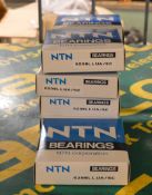9x NTN 6208LUA Bearings