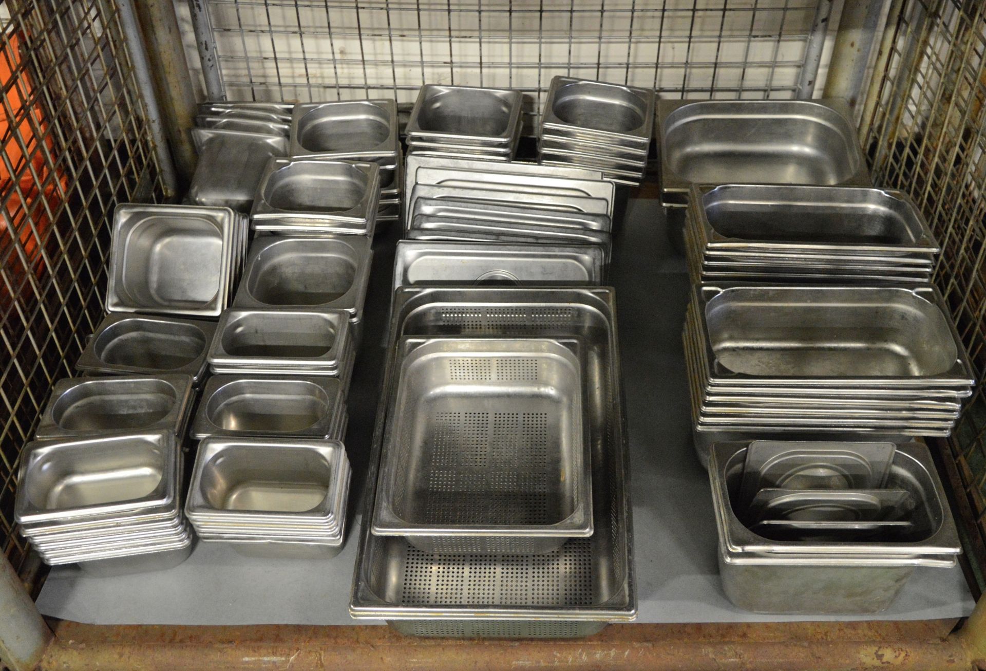 Various gastronorm pans