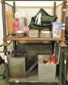 Field catering kit - Cooker, Oven, Utensil kit, pots, pans