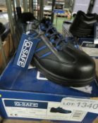 Safety trainers - Q-safe non metallic black safety QS7015 - 5UK 38EU