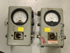 2x Bird Thruline Wattmeters model 43 - no elements