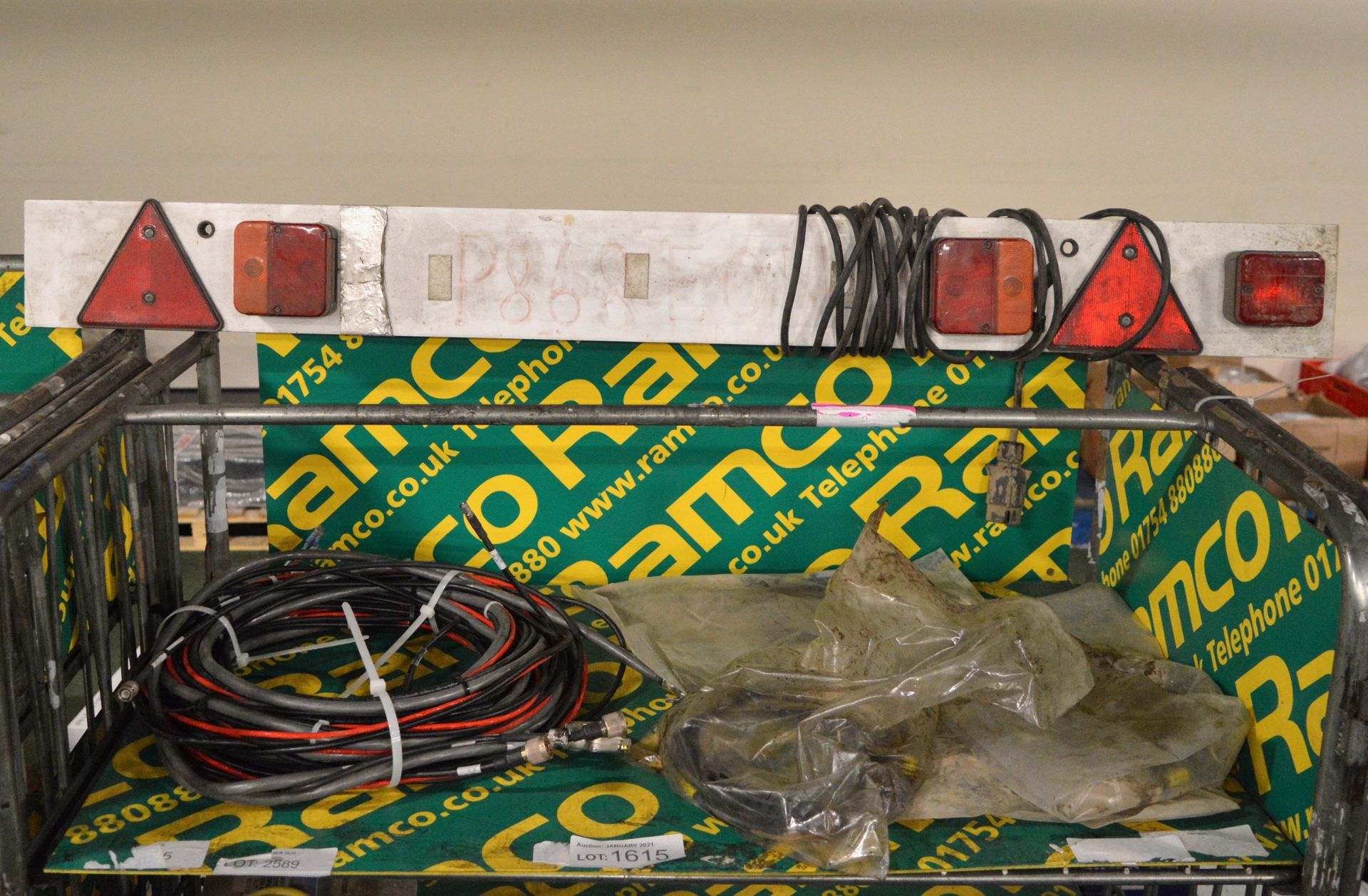 Trailer Light Board & Radiac Meter Cables