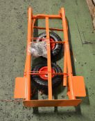 Orange sack barrow - 4 wheel