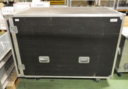 Heavy duty transit case - 1580mm W x 890mm D x 1020mm H on castors 1170mm H overall