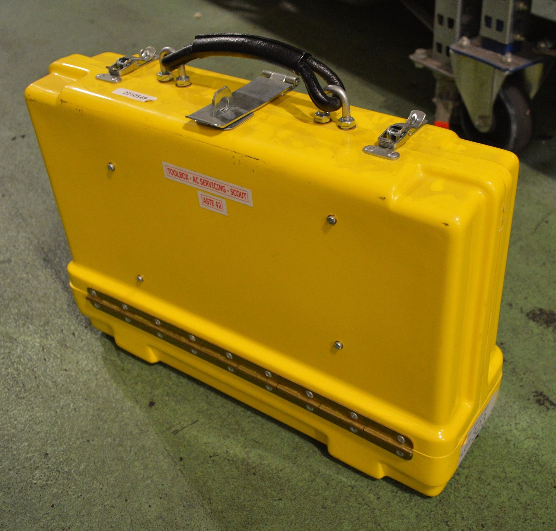 Portable Fiber Tool Box Yellow - Image 2 of 2