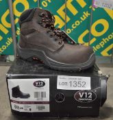 Safety boots - V12 VR601.01 Bison IGS Brown - 3UK EU36