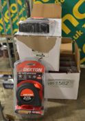 12x Dekton Tape measures - 5M - DT55110