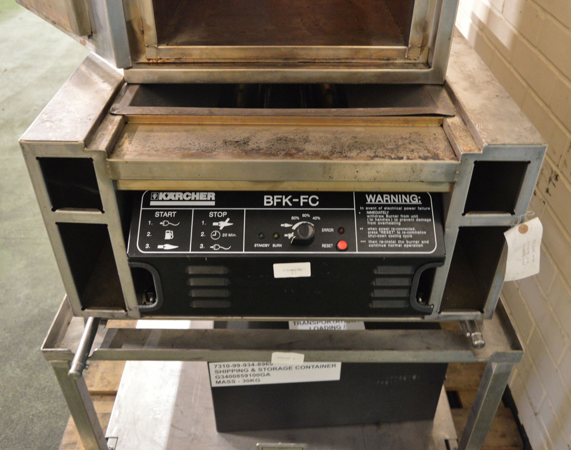 Karcher St/Stl Cooker Stand Set, Baking and Roasting Oven W 650 D 500 H 740mm, Karcher BFK - Image 5 of 5
