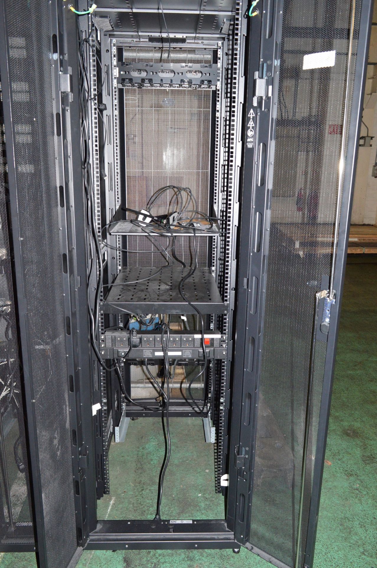 2x Server / Electronic Racks APC Schneider - 1200mm wide x 1070mm deep x 2000mm high - Image 3 of 4