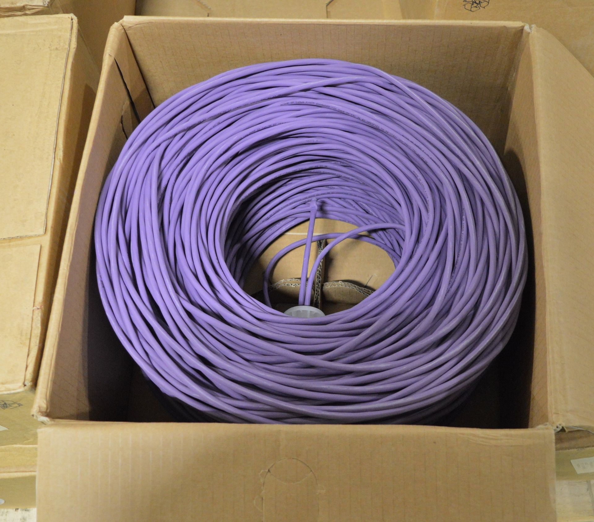 10 boxes of Acolan Plus Cable 4P 24AWG F/UTP 100Ohm Cat.5e - Image 2 of 3