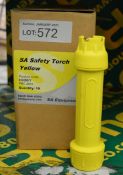 10x SA Safety torches yellow EX250/Y