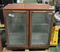 Husky Undercounter 2 Glass Door Display Chiller