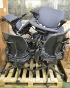 6x Office chairs