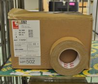 1x Box of Scapa Cloth Adhesive Tape - Beige - L50 x W50mm (16 Rolls Per Box)