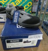 Safety shoes - Q-safe non metallic grey sandal QS7020 - 12UK 47EU