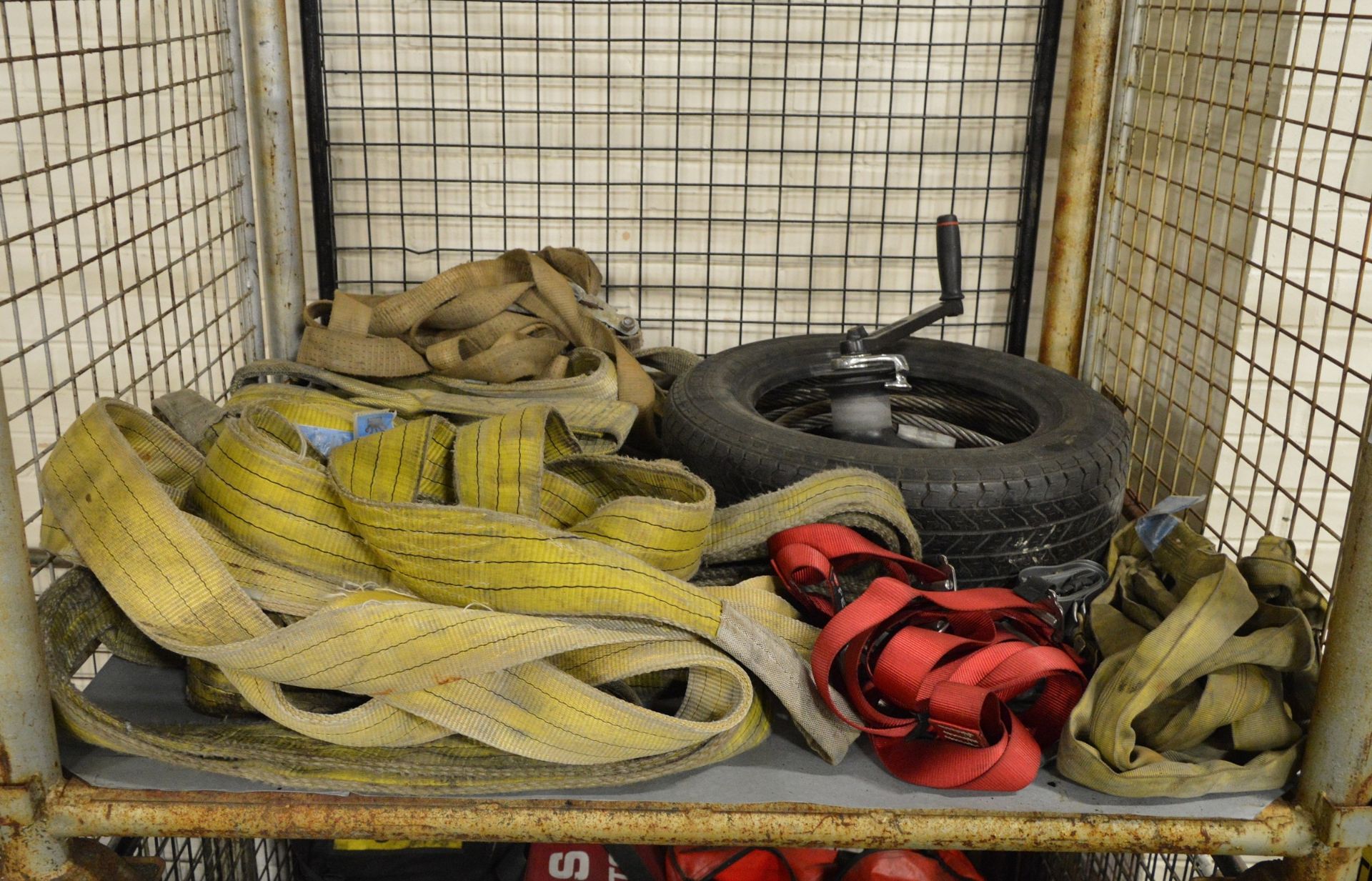 Various Lifting Equipment - Strops, Sling, Steel Cable, Winch