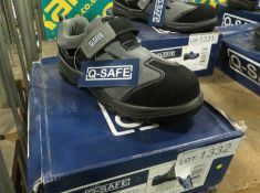 Safety shoes - Q-safe non metallic grey sandal QS7020 - 5.5UK 39EU