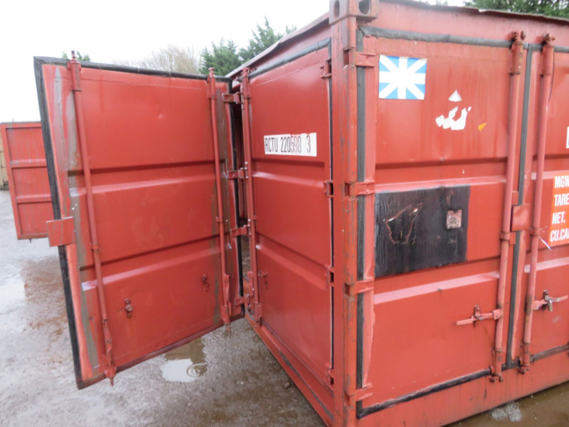 20ft Side and end opening Iso container - 8ft x 8ft x 20ft External Dimensions (Very poor - Image 5 of 10