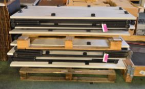 6x Table Assemblies - 1500 x 750mm