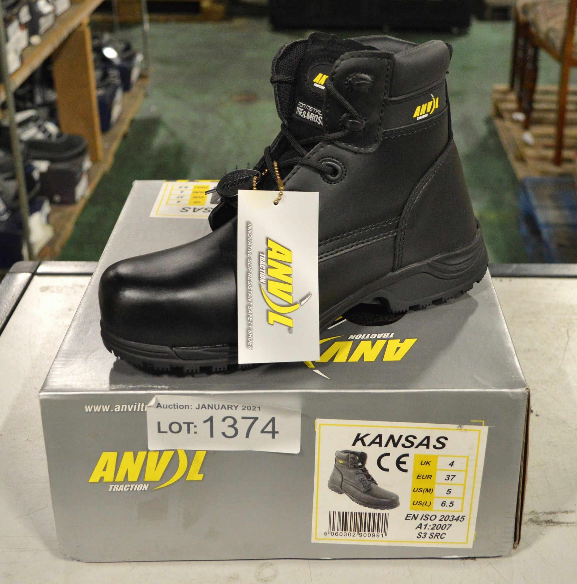 Safety shoes - Anvil Traction Kansas - 4UK 37EU - Image 2 of 2
