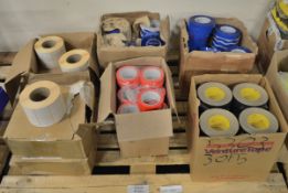 Various Adhesive Reels - Various Sizes & Adhesive Labels