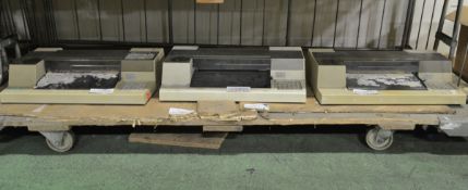 3x HP 7475A Plotters - AS SPARES