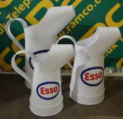 3x Esso Oil cans