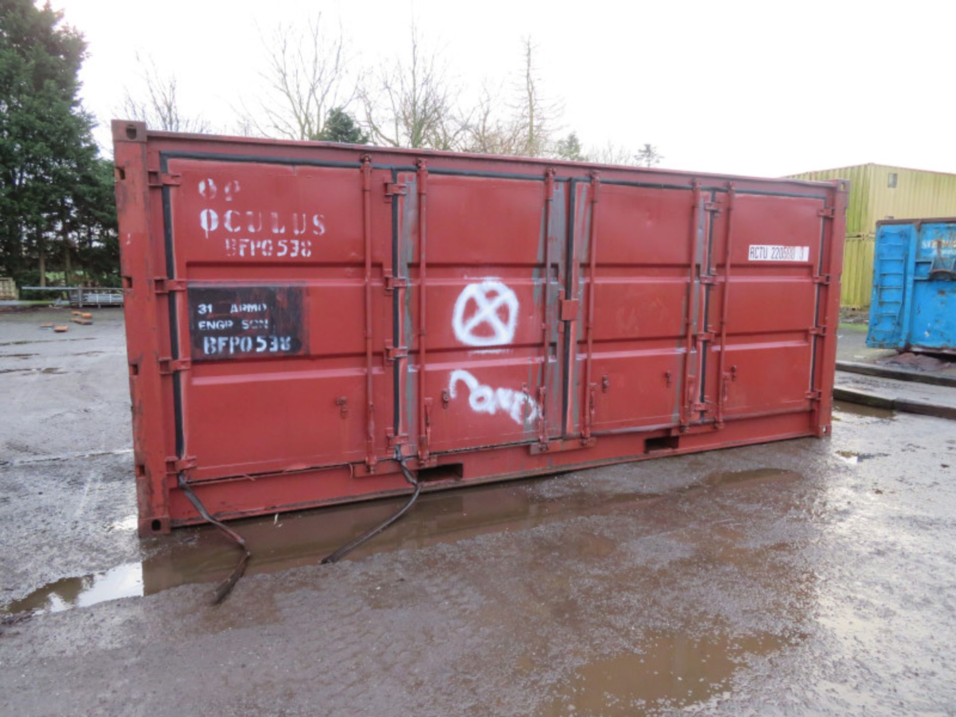 20ft Side and end opening Iso container - 8ft x 8ft x 20ft External Dimensions (Very poor