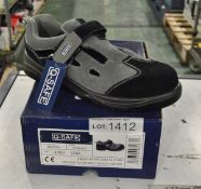 Safety shoes - Q-safe non metallic grey sandal QS7020 - 12UK 47EU