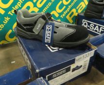 Safety shoes - Q-safe non metallic grey sandal QS7020 - 12UK 47EU