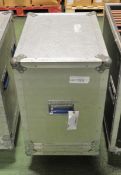 Heavy duty transit case - 580mm W x 420mm D x 670mm H on castors 800mm H overall