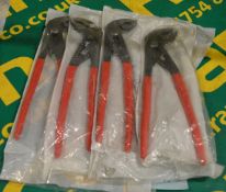 4x Slip Joint Hand Pliers