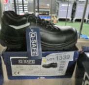 Safety shoes - Q-safe non metallic black safety QS7030 - 5UK 38EU