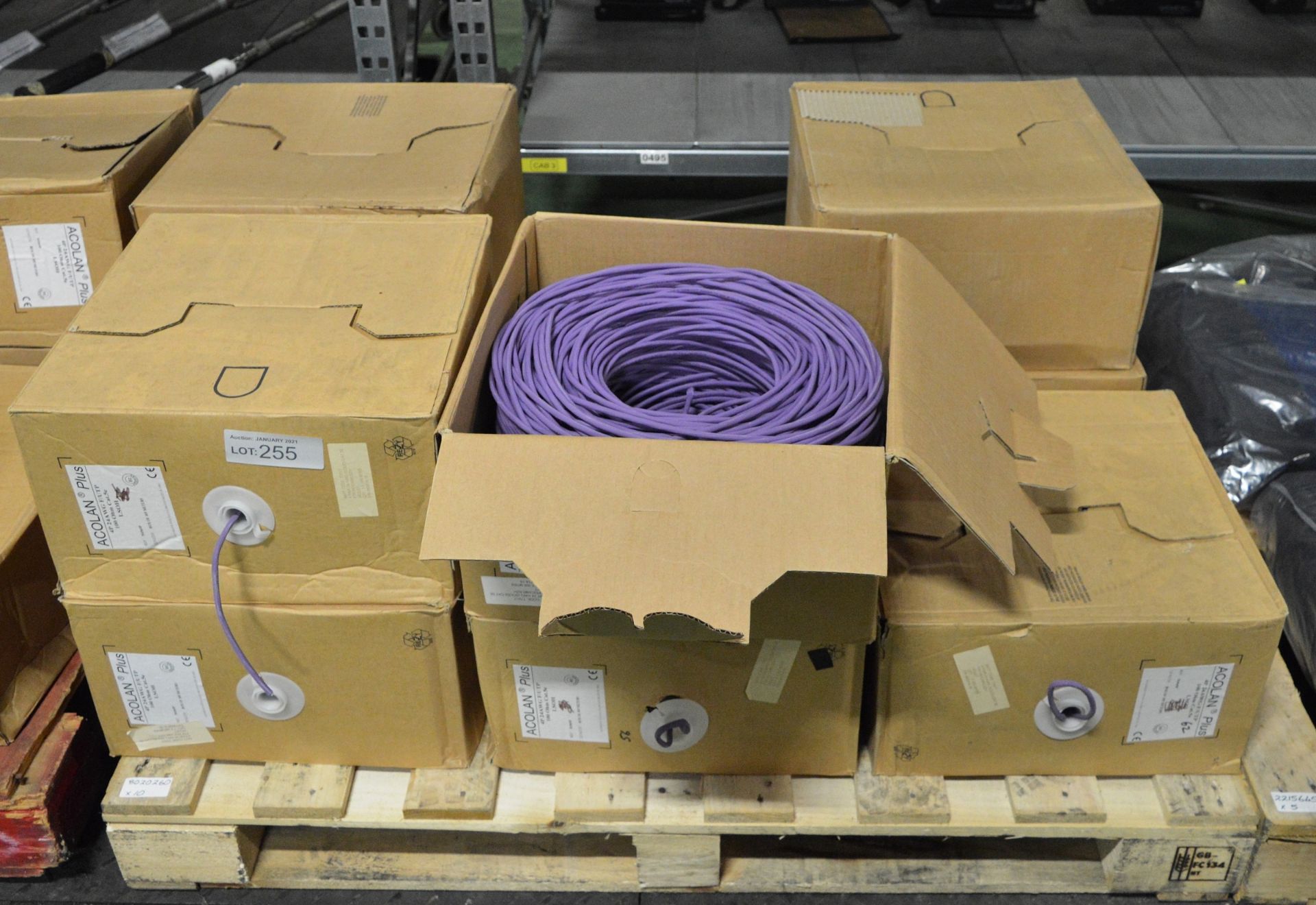 10 boxes of Acolan Plus Cable 4P 24AWG F/UTP 100Ohm Cat.5e