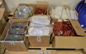 Various Hand Gloves - Q-Safe, North & Honeywell - Various Sizes