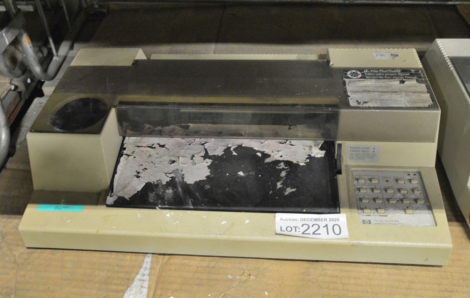 3x HP 7475A Plotters - AS SPARES - Image 5 of 5