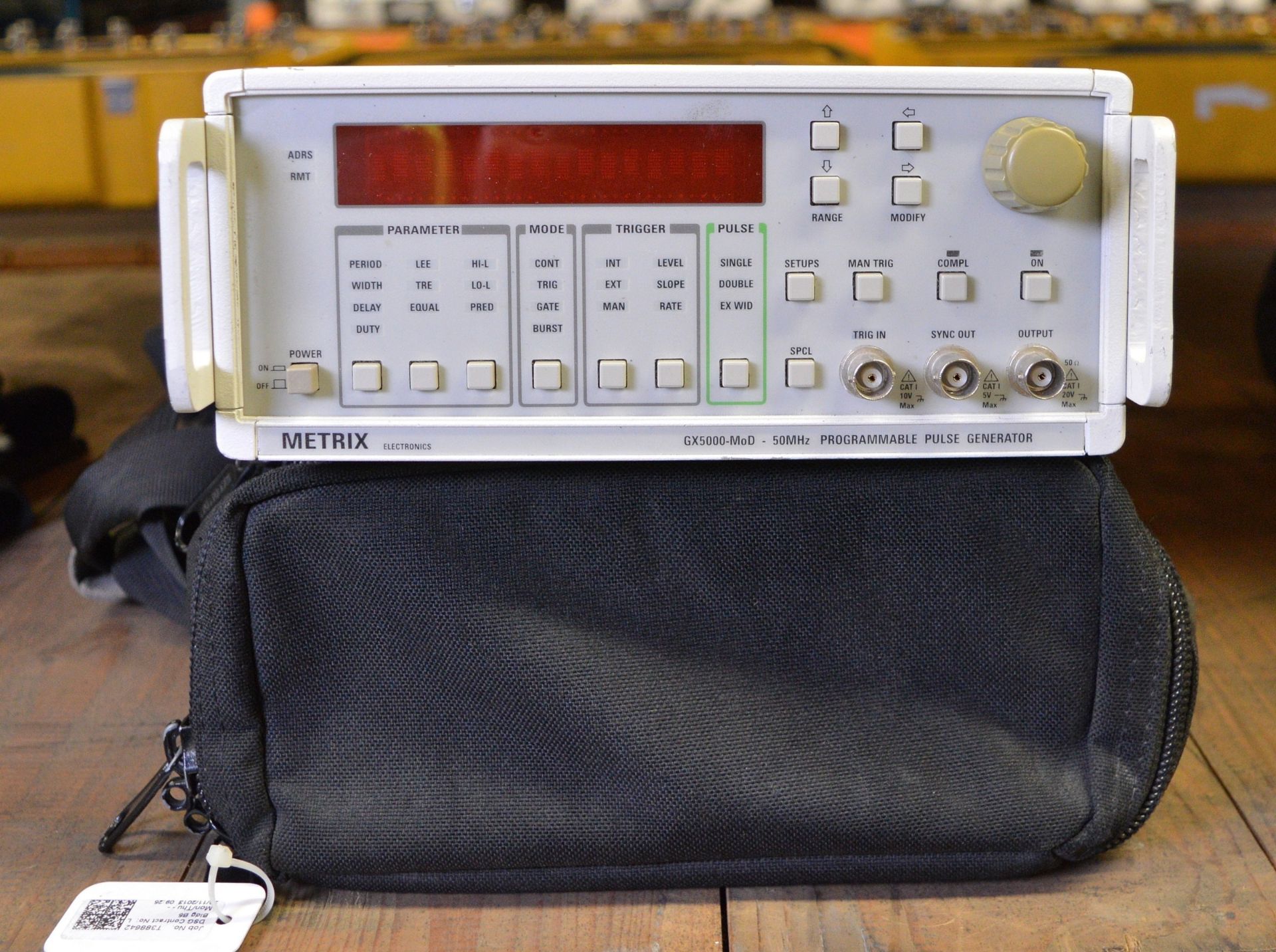 Metrix Electronics GX5000-MoD Programmable Pulse Generator - 50MHz & Carry Bag