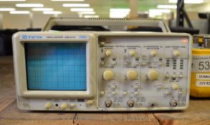 GW Instek GOS-6112 Oscilloscope - 100MHz (Damage as seen in pictures)