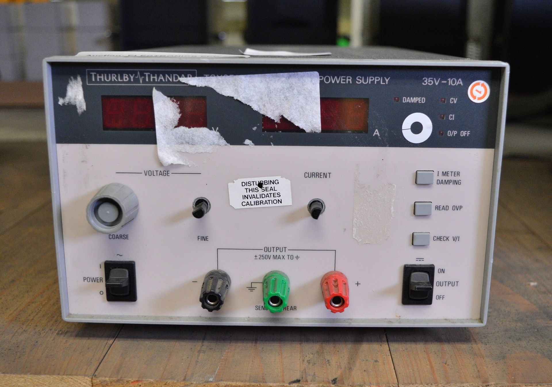 Thurlby Thandar TSX3510 Precision DC Power Supply - 35v-10A (Missing Voltage Fine & Curren