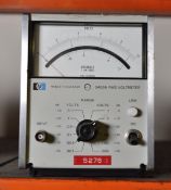 HP 3400A RMS Voltmeter (slight damage to plastic on range knob)