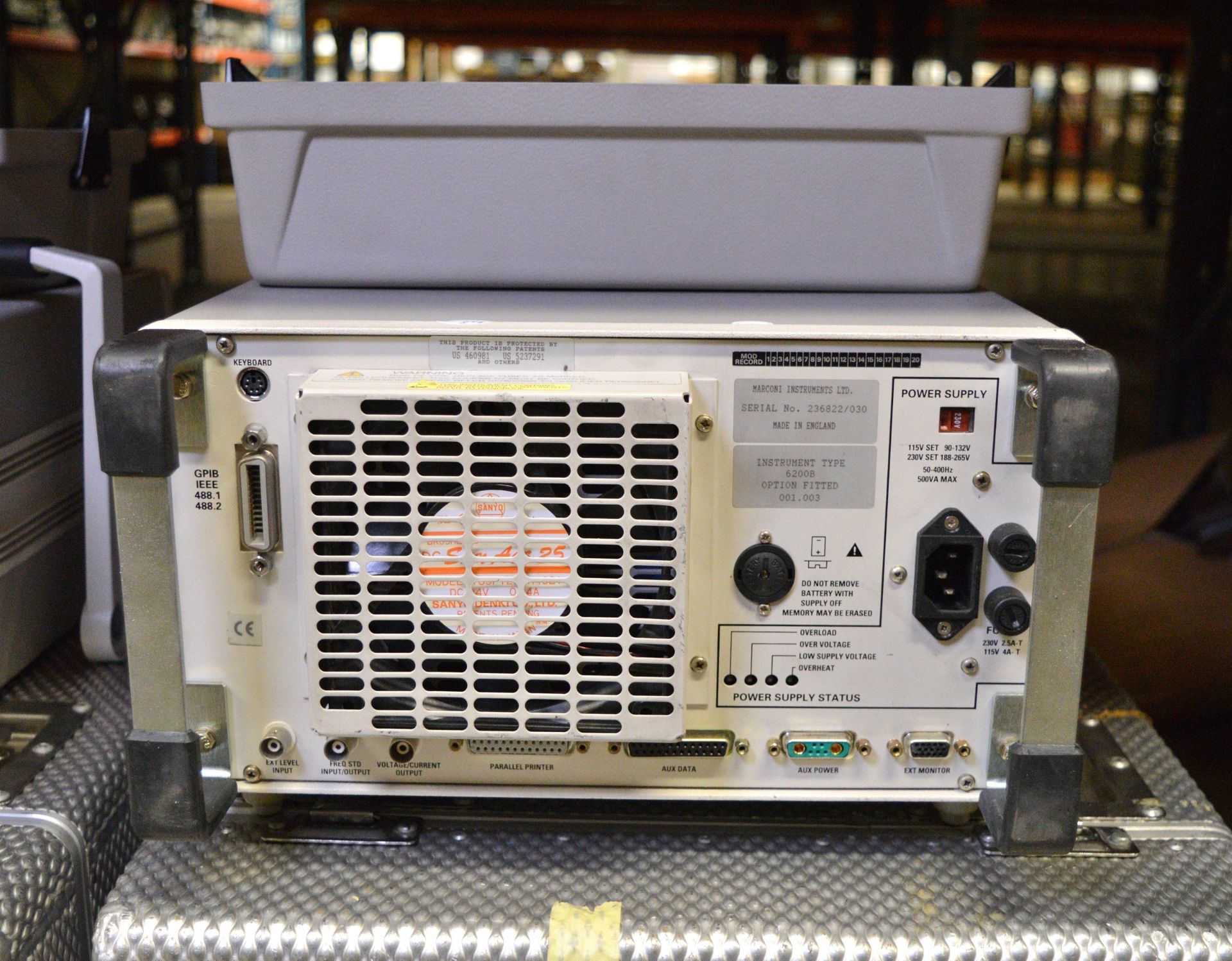 Marconi Instruments 6200B Microwave Test Set - 10MHz - 20GHz & Shipping Case with Wheels - Image 3 of 3